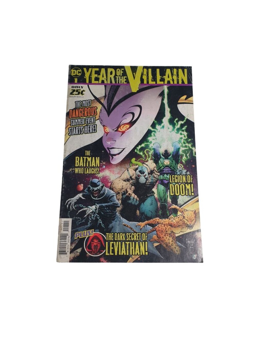 DC Comic Year Of The Villain 1 Book Collector Bagged Boarded Cover Wear July 19
